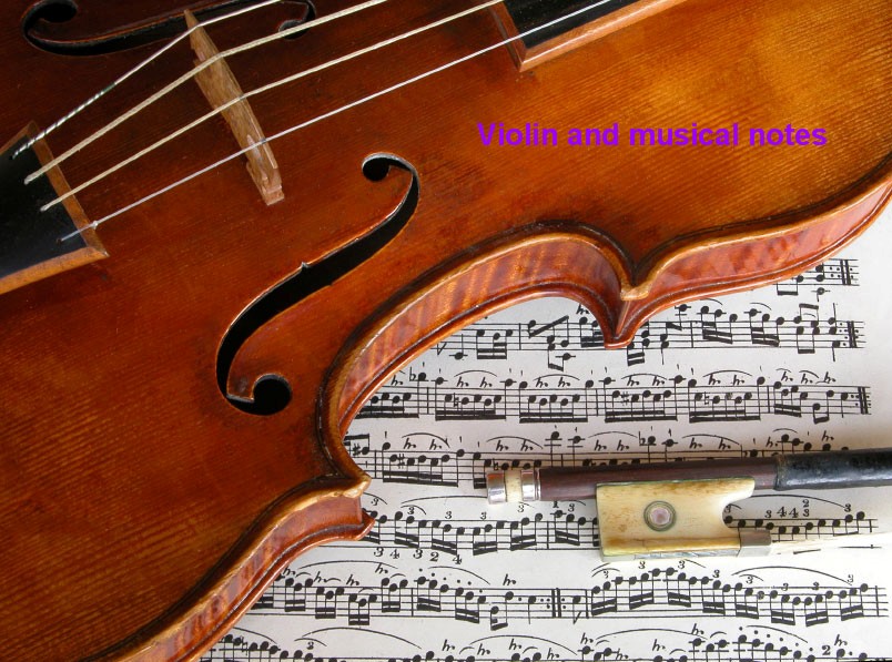 Volin and Musical Notes